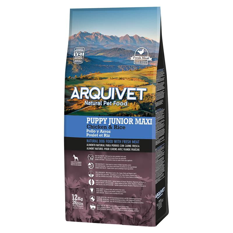 ARQUIVET DOG PUPPY JUNIOR MAXI 12KG -