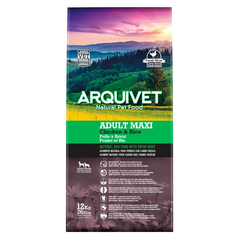 ARQUIVET DOG ADULT MAXI CHICKEN & RICE 12KG - 5