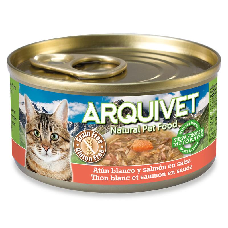 ARQUIVET ΥΓΡΗ ΤΡΟΦΗ ΓΙΑ ΓΑΤΕΣ ΤΟΝΟΣ ΚΑΙ ΣΟΛΩΜΟΣ 80gr - 