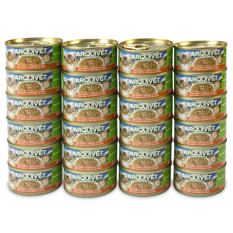ARQUIVET ΥΓΡΗ ΤΡΟΦΗ ΓΙΑ ΓΑΤΕΣ ΤΟΝΟΣ ΚΑΙ ΓΑΡΙΔΑ 80gr - 4