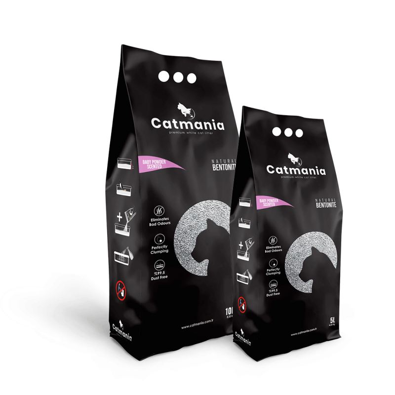 CATMANIA ΑΜΜΟΣ ΓΑΤΑΣ BABY POWDER 5LT - 