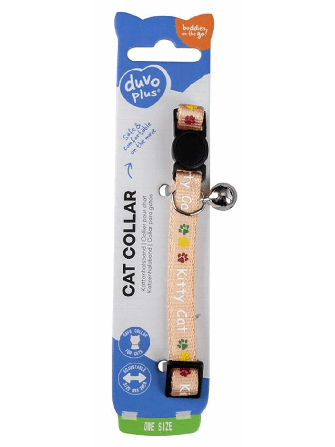 DUVO ΠΕΡΙΛΑΙΜΙΟ ΓΑΤΑΣ ΡΑΙΓΙΟΝ KITTY CAT 20-30 X 1CM ΣΟΜΟΝ - 2