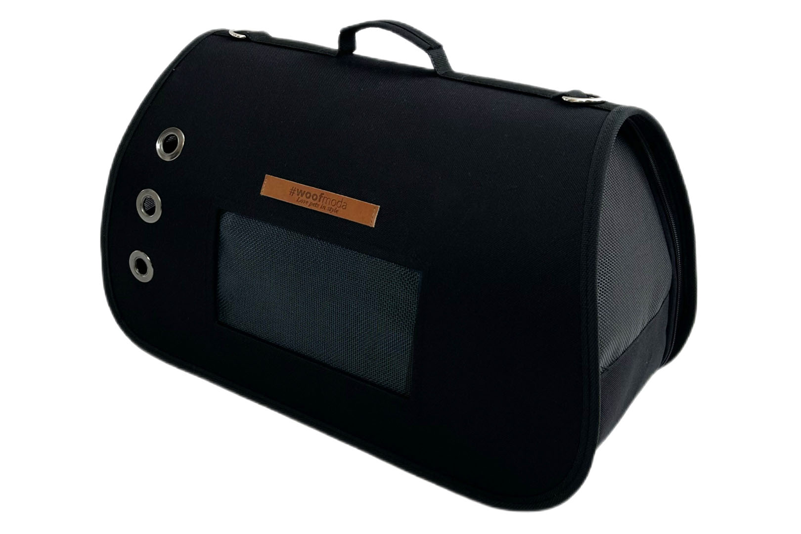 WOOF MODA ΤΣΑΝΤΑ ΜΕΤΑΦΟΡΑΣ ΣΚΥΛΟΥ-ΓΑΤΑΣ 941-1008 (ΙΑΤΑ) ΜΑΥΡΗ Νο1 35 X 17 X Y 23CM - 