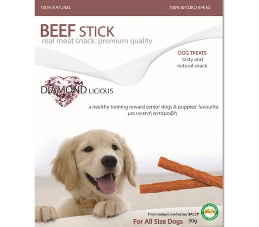 PET CAMELOT ΛΙΧΟΥΔΙΕΣ ΣΚΥΛΟΥ ΣΕ STICK ΜΟΣΧΑΡΙ ΑΠΟ 100% ΦΥΣΙΚΟ ΚΡΕΑΣ 5 ΤΕΜ-50GR - 