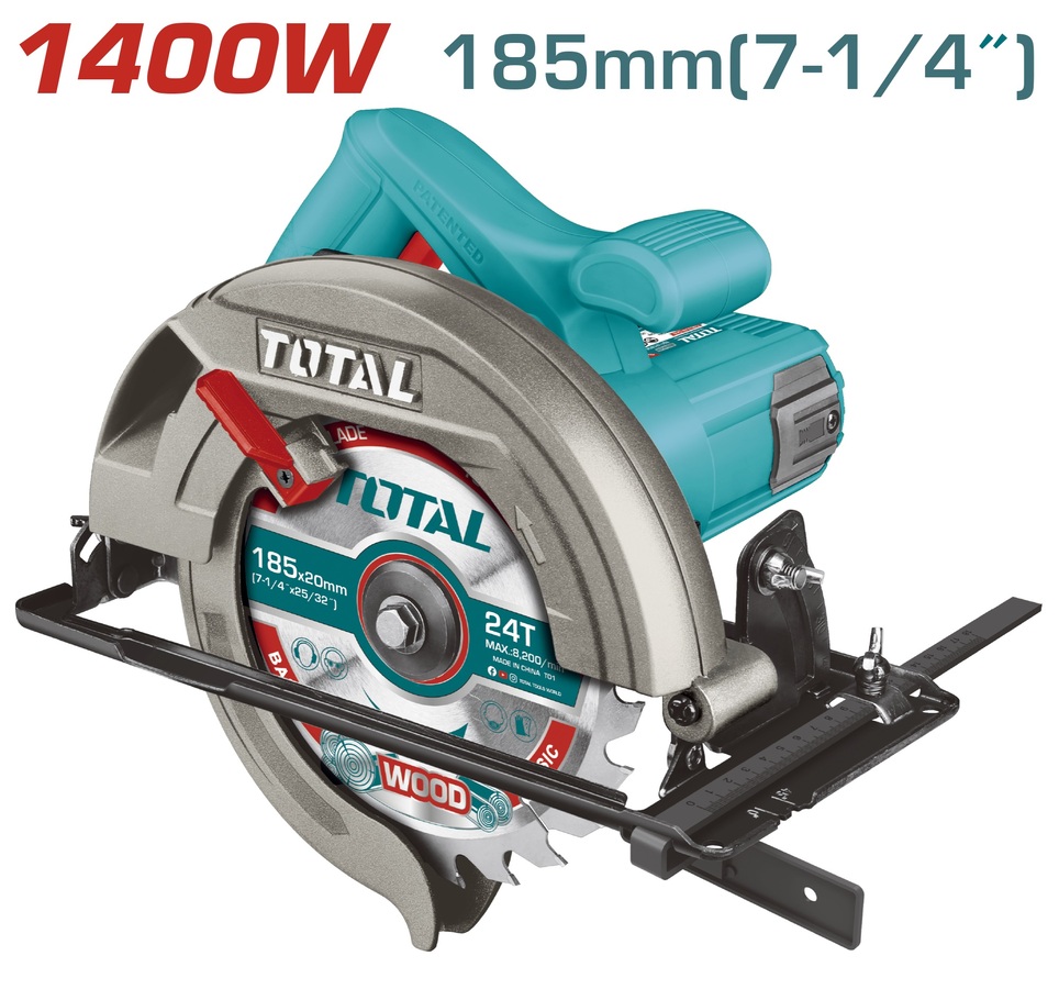 TOTAL ΕΠΑΓΓΕΛΜΑΤΙΚΟ ΔΙΣΚΟΠΡΙΟΝΟ ΧΕΙΡΟΣ 1.400W / 185mm TS11418526 - 