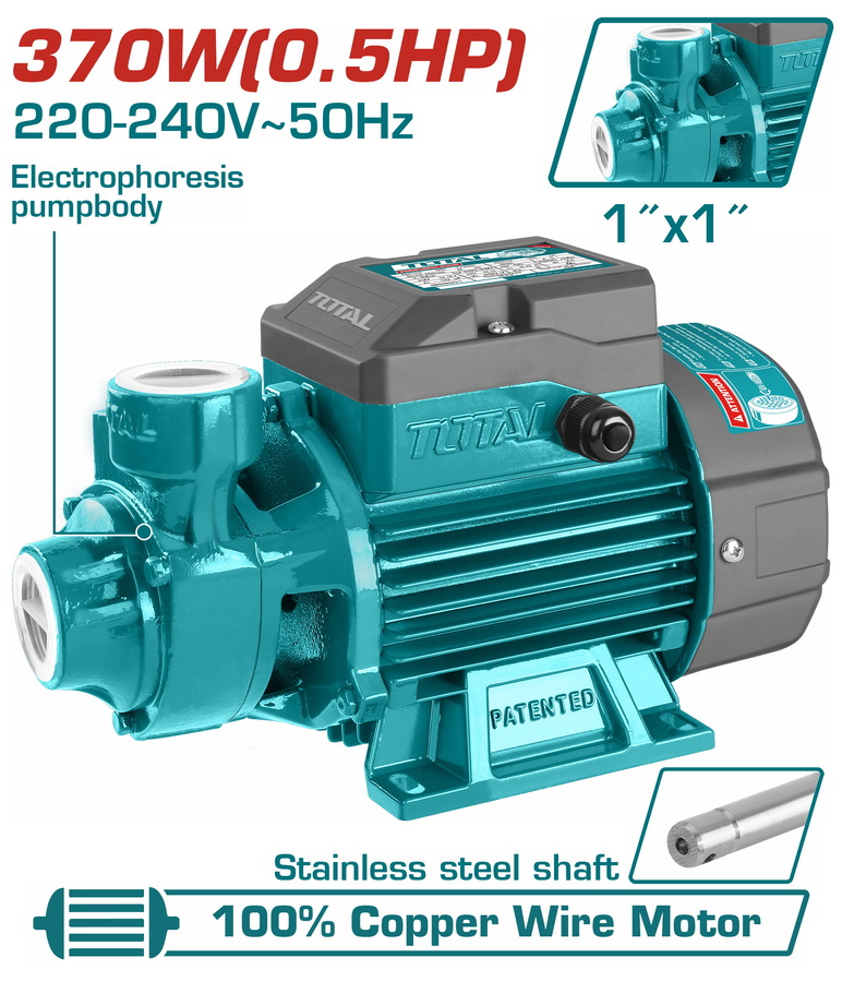 TOTAL ΑΝΤΛΙΑ ΕΠΙΦΑΝΕΙΑΣ ΠΕΡΙΦΕΡΕΙΑΚΗ 370W TWP13706 - 