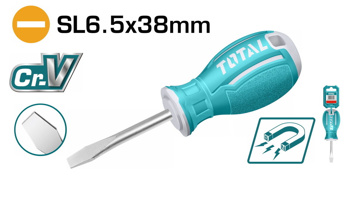 TOTAL ΚΑΤΣΑΒΙΔΙ ΝΑΝΟΣ ΙΣΙΟ SL 6.5 X 38mm TSDRSSL6038 - 