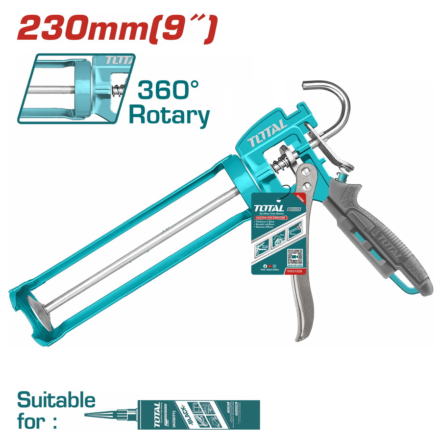 TOTAL ΠΙΣΤΟΛΙ ΣΙΛΙΚΟΝΗΣ 360ο Β.Τ 9'' / 230mm THT21509 - 