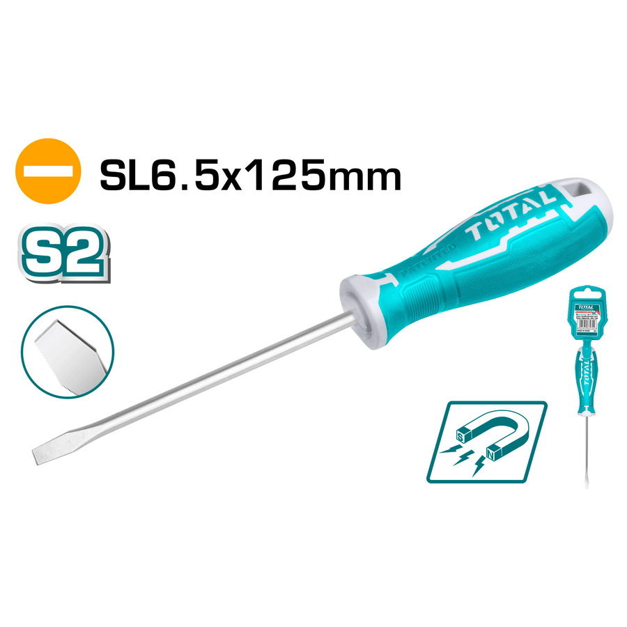 TOTAL ΕΠΑΓΓ. ΚΑΤΣΑΒΙΔΙ ΜΑΓΝΗΤΙΚΟ ΙΣΙΟ SL 6.5 X 125mm THT266125 - 