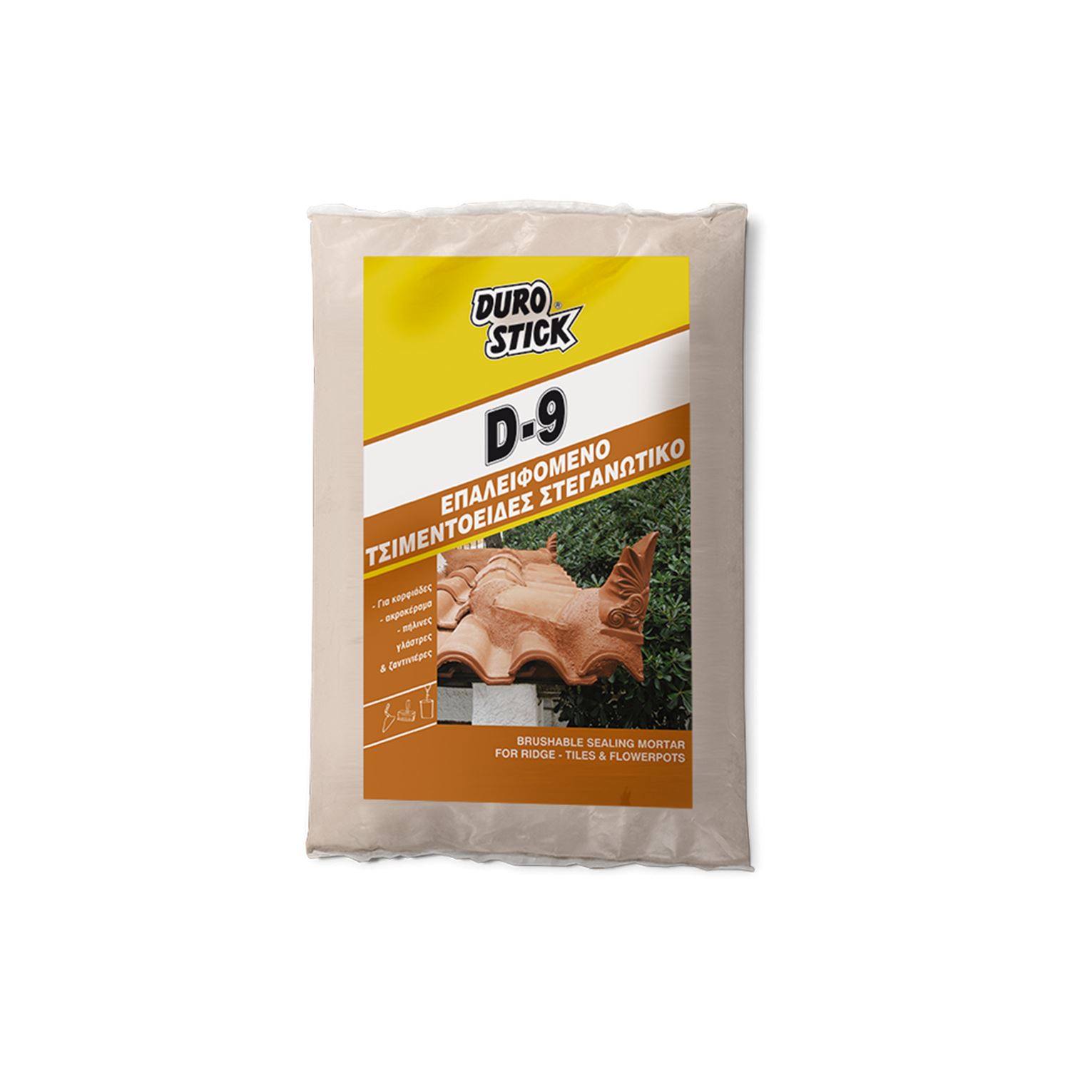 DUROSTICK D-9 5Kg ΚΕΡΑΜΙΔΙ ΤΣΙΜΕΝΤΟΕΙΔΕΣ ΣΤΕΓΑΝΩΤΙΚΟ ΓΙΑ ΚΟΡΦΙΑΔΕΣ & ΠΗΛΙΝΕΣ ΓΛΑΣΤΡΕΣ - 