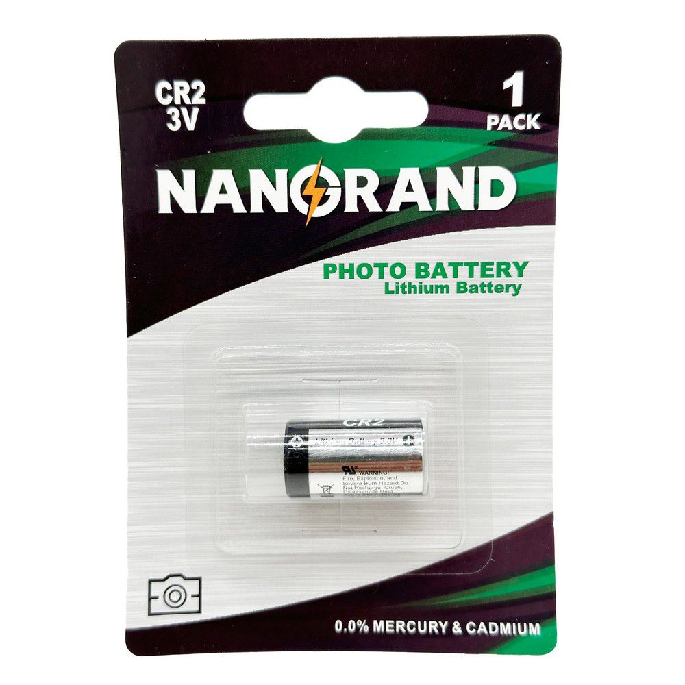 NANORAND ΜΠΑΤΑΡΙΑ ΛΙΘΙΟΥ CR2 3V PHOTO BATTERY 11819 - 
