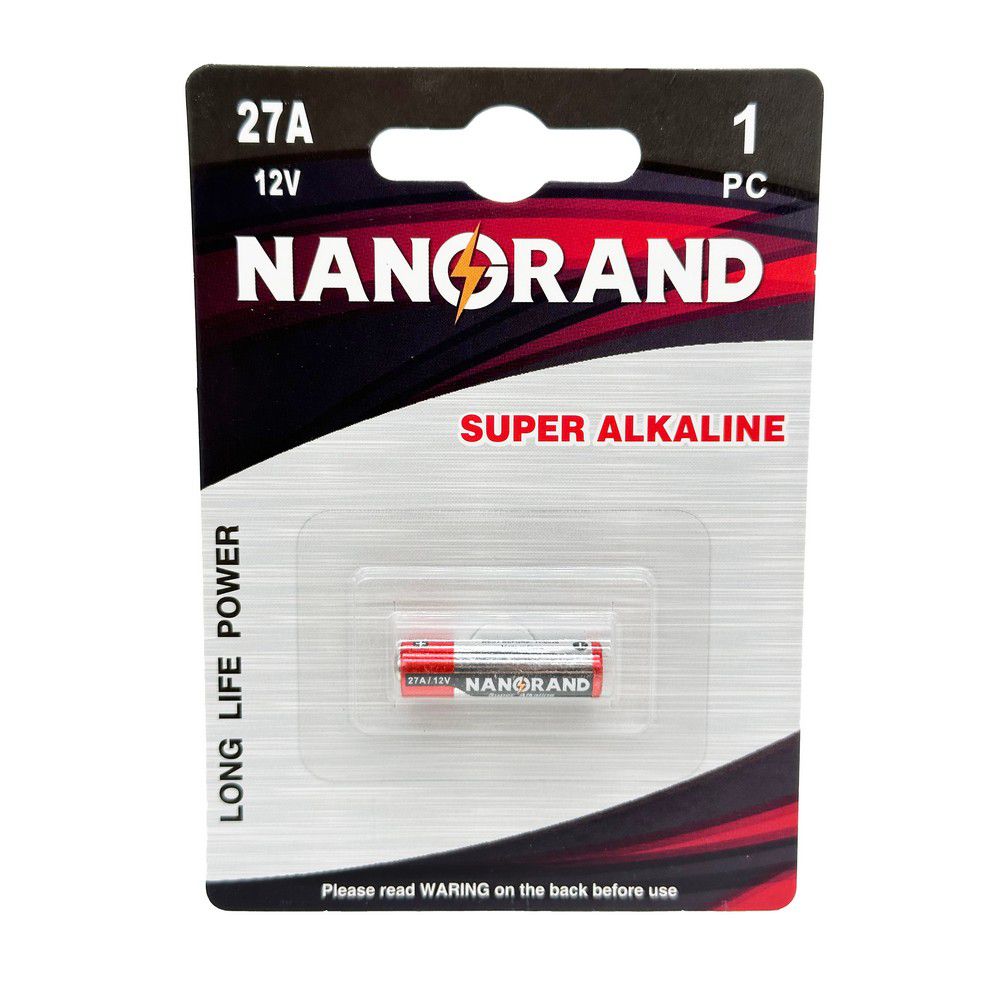 NANORAND ΜΠΑΤΑΡΙΑ ΑΛΚΑΛΙΚΗ 27Α 12V 1TEM 11811 - 