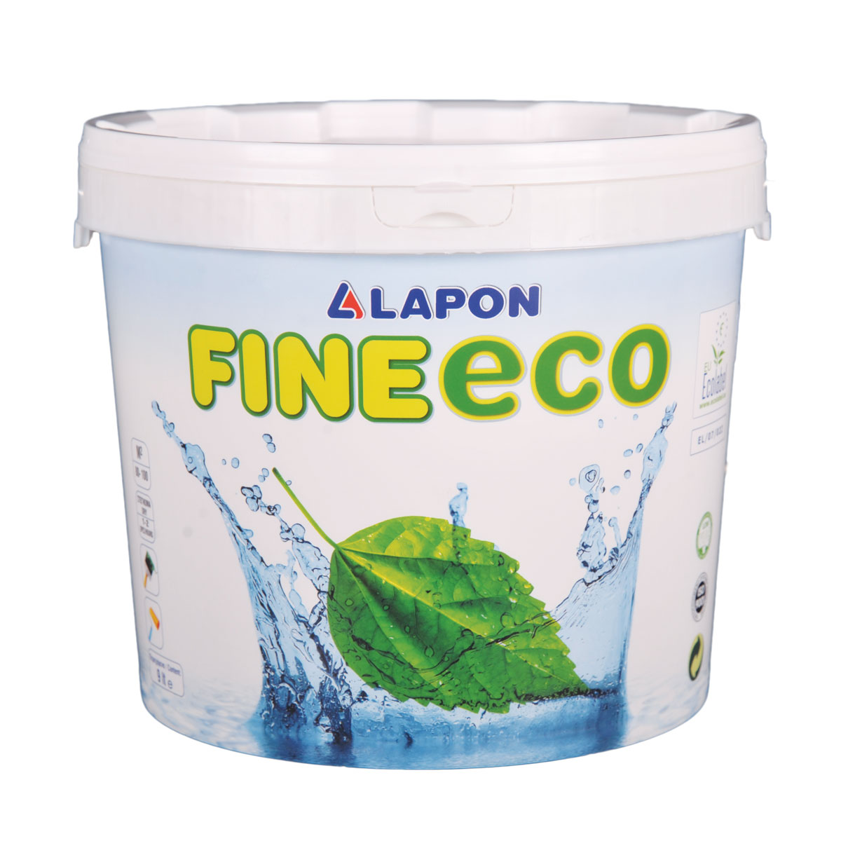 LAPON FINE ECO 0.75L ΛΕΥΚΟ ΟΙΚΟΛΟΓΙΚΟ ΠΛΑΣΤΙΚΟ ΧΡΩΜΑ ΕΣΩΤΕΡΙΚΟΥ  - 