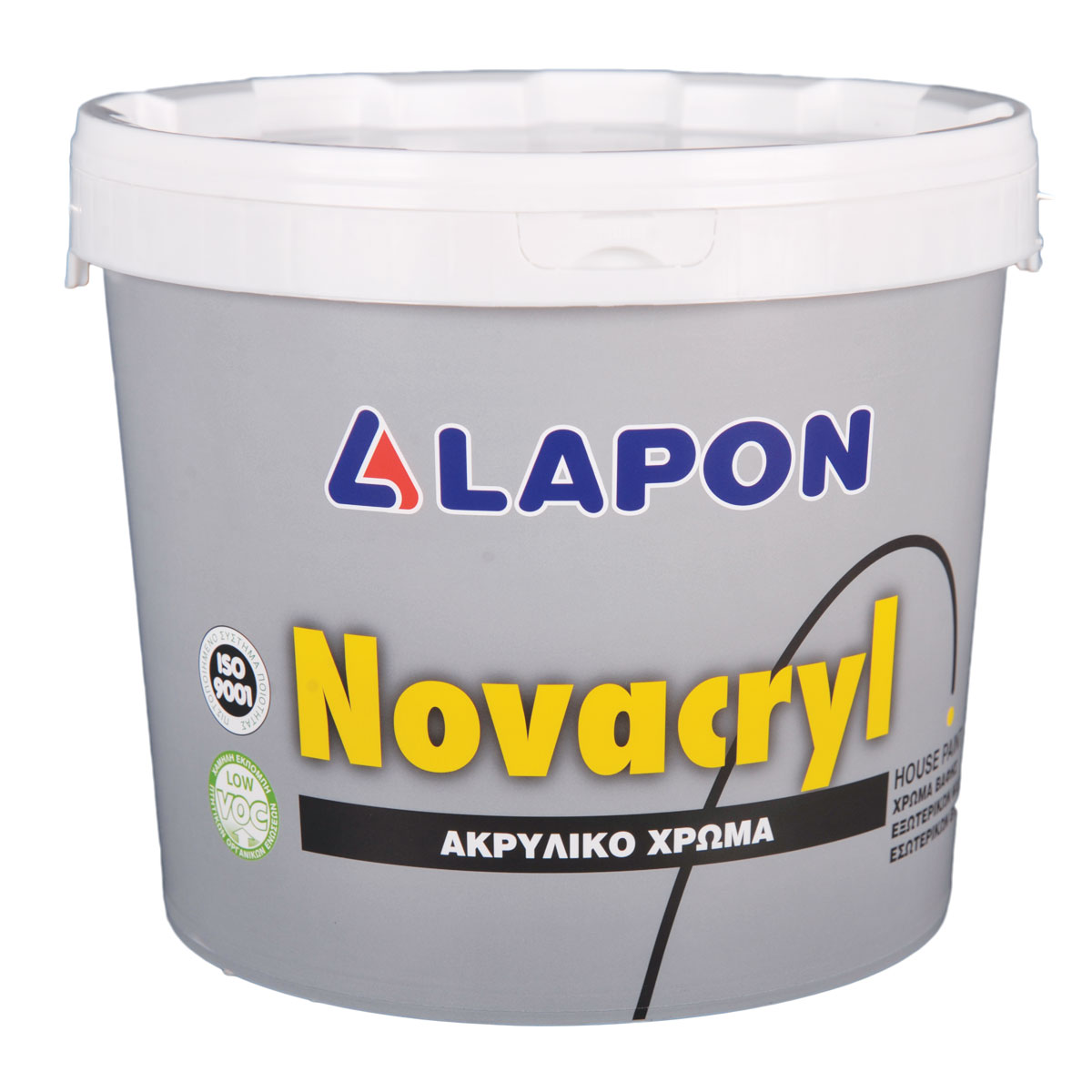 LAPON NOVACRYL 1LT ΛΕΥΚΟ ΑΚΡΥΛΙΚΟ ΧΡΩΜΑ ΕΞΩΤΕΡΙΚΗΣ & ΕΣΩΤΕΡΙΚΗΣ ΧΡΗΣΗΣ (UV ΠΡΟΣΤΑΣΙΑ) - 