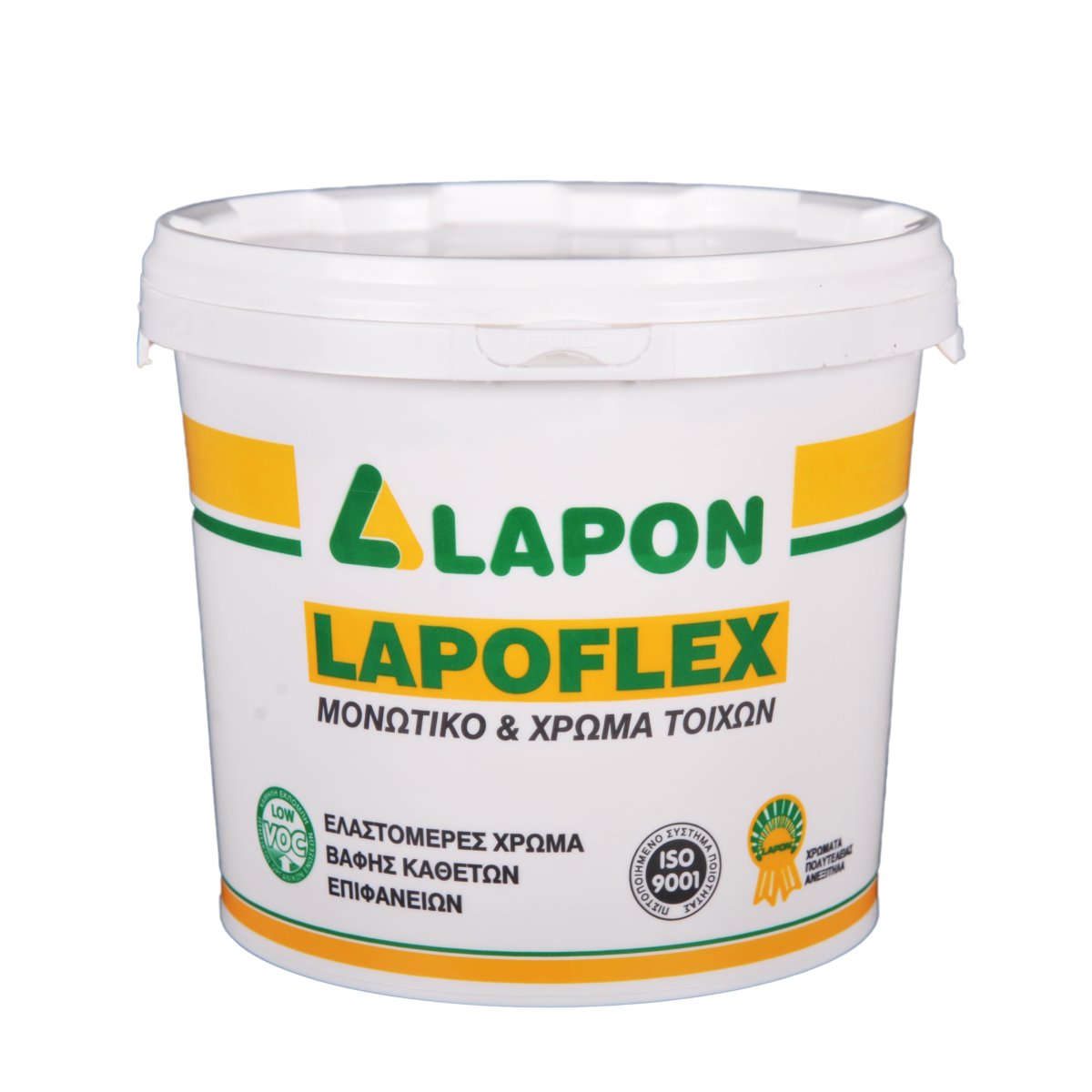 LAPON LAPOFLEX ΛΕΥΚΟ 3Lt 100% ΑΚΡΥΛΙΚΟ ΕΛΑΣΤΟΜΕΡΕΣ ΜΟΝΩΤΙΚΟ ΧΡΩΜΑ (250% ΕΛΑΣΤΙΚΟΤΗΤΑ) - 