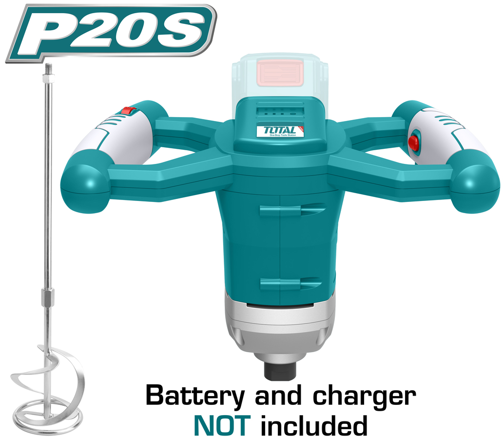 TOTAL ΑΝΑΔΕΥΤΗΡΑΣ ΜΠΑΤ.Li-ion 20V ΧΩΡΙΣ ΜΠΑΤΑΡΙΑ & ΦΟΡΤΙΣΤΗ (TMXLI2001) - 