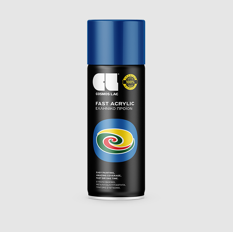 COSMOLAC SPRAY ΑΚΡΥΛΙΚΟ RAL5010 GENTIAN BLUE 400ml - 