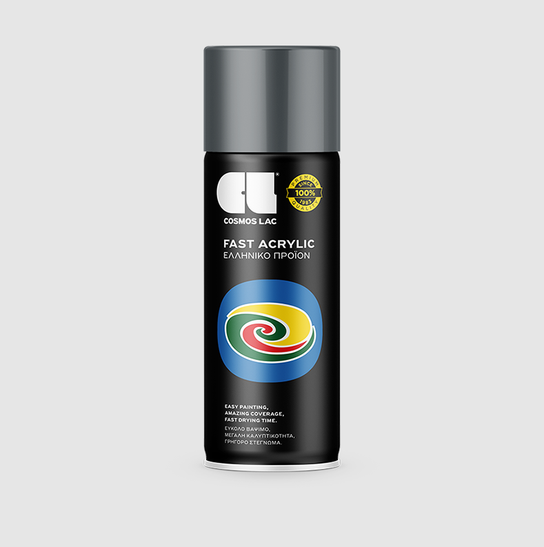 COSMOLAC SPRAY ΑΚΡΥΛΙΚΟ RAL7011 IRON GREY 400m - 