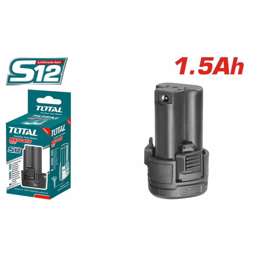 TOTAL ΑΝΤΑΛ/ΚΗ ΜΠΑΤΑΡΙΑ Li-ion 12V / 1.5Ah (TBLI12152) - 