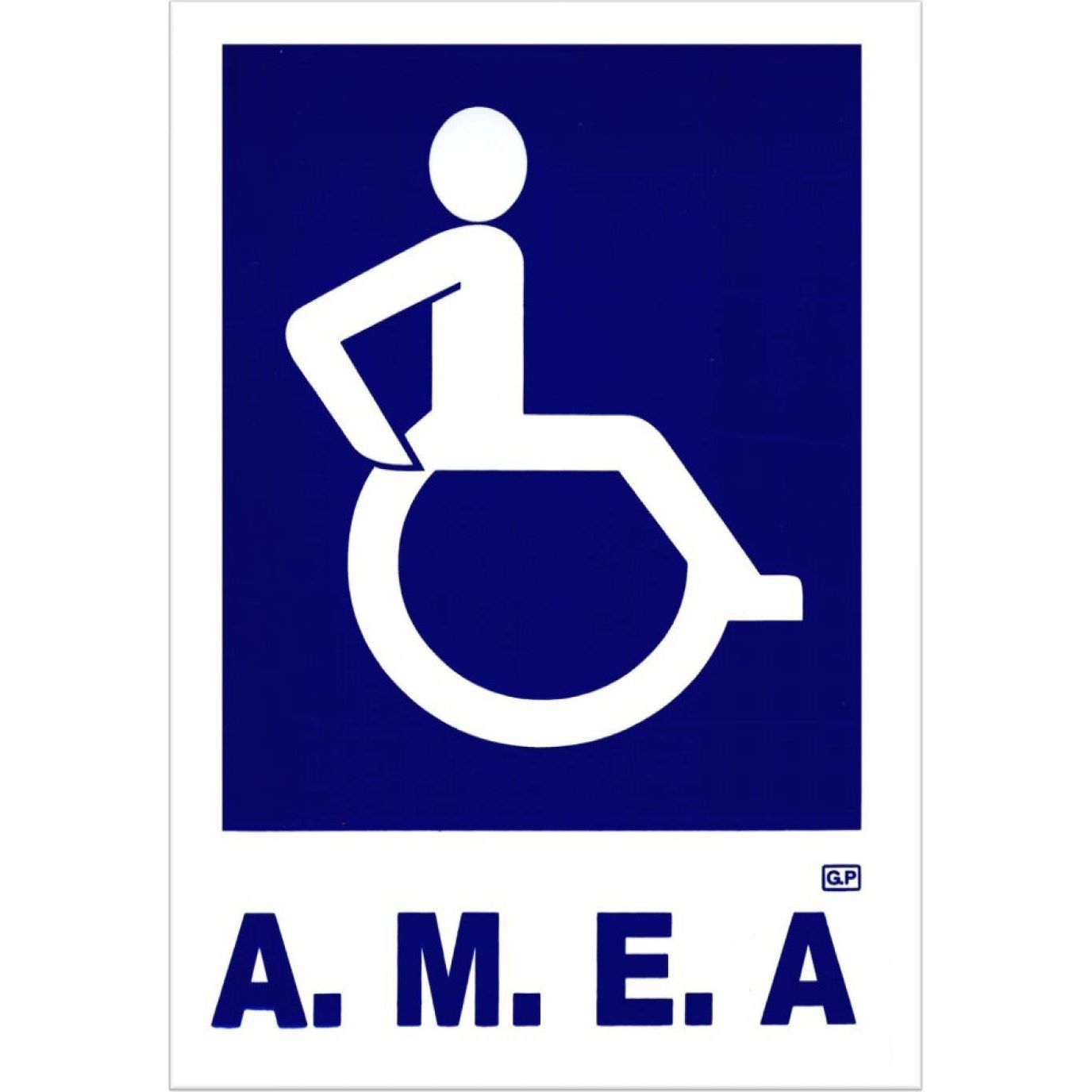 ΠΙΝΑΚΙΔΑ ΣΗΜΑΝΣΗΣ PVC A.M.E.A 20 X 32 CM - 