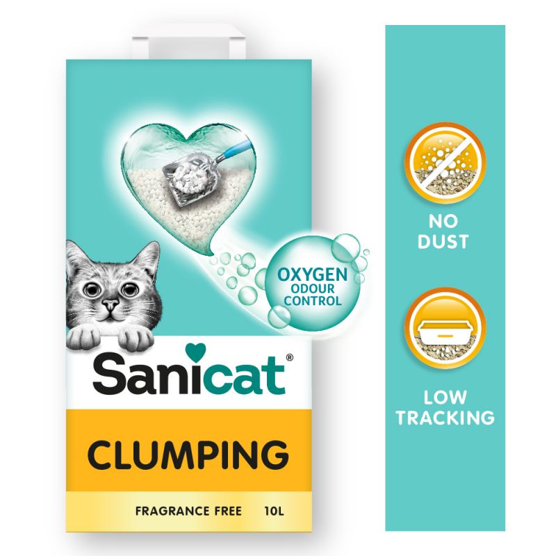 ΑΜΜΟΣ ΓΑΤΑΣ SANICAT CLUMPING ΧΩΡΙΣ ΑΡΩΜΑ 10 ΛΙΤΡΑ - 2