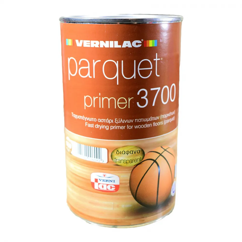 VERNILAC ΑΣΤΑΡΙ PARQUET 3700 1Lt ΑΣΤΑΡΙ ΓΙΑ ΞΥΛΙΝΑ ΠΑΤΩΜΑΤΑ & ΠΑΡΚΕ - 