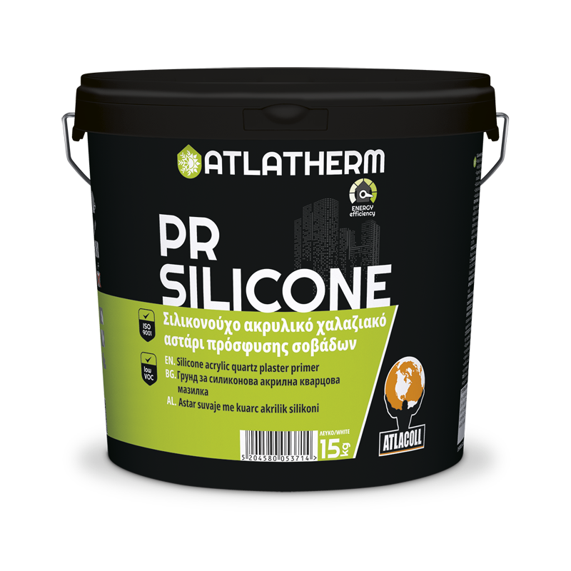 ATLACOLL ATLATHERM PR SILICONE ΣΙΛΙΚΟΝΟΥΧΟ ΑΣΤΑΡΙ ΘΕΡΜΟΠΡΟΣΟΨΗΣ 15Kg - 