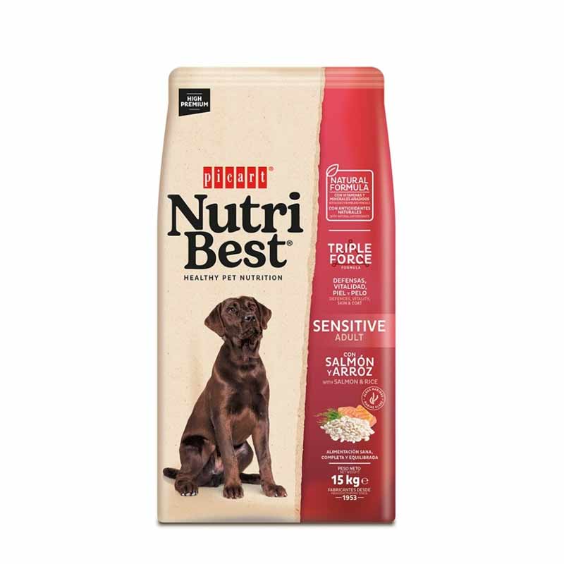 PICART NUTRIBEST ADULT SENSITIVE SALMON 15 KG - 