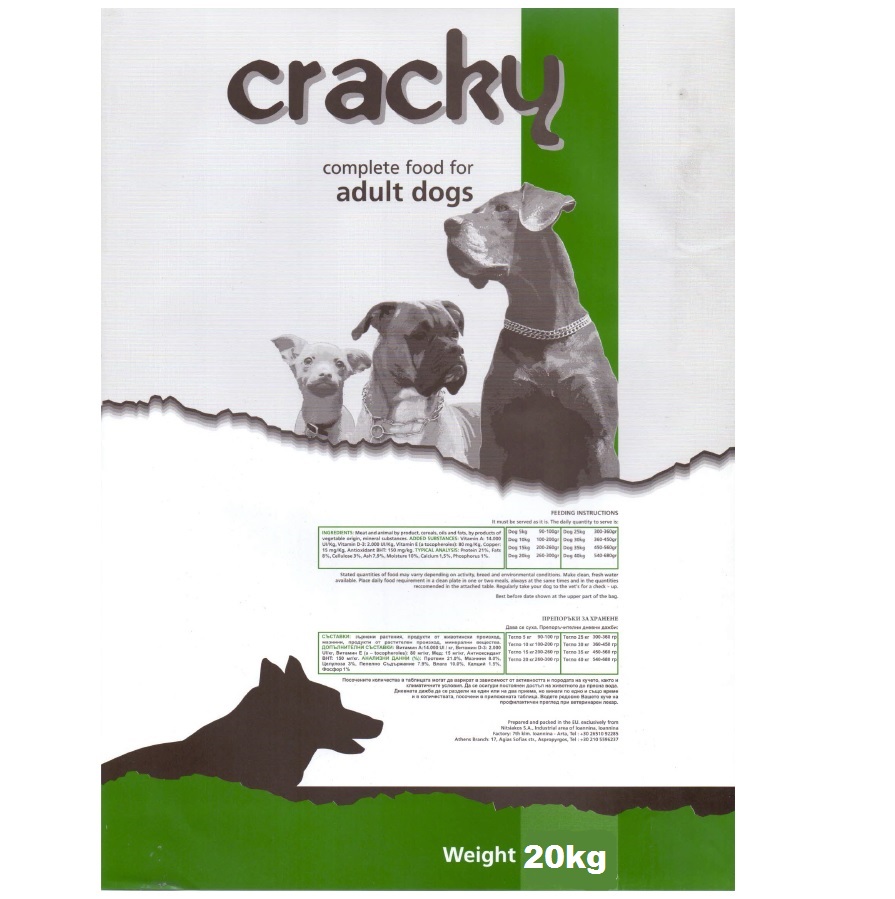 NITSIAKOS CRACKY ΜΙΧ ADULT 20 KG - 