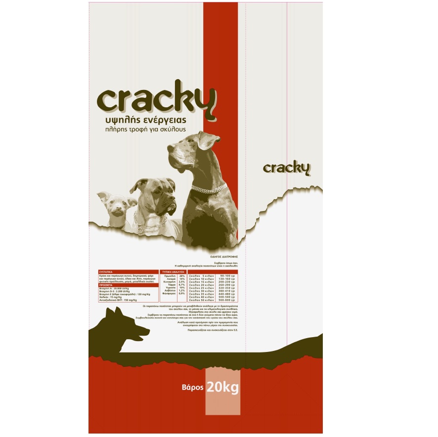 NITSIAKOS CRACKY ENERGY ADULT 20 KG - 