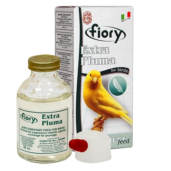 ΥΓΡΗ ΒΙΤΑΜΙΝΗ ΠΤΗΝΩΝ FIORY ΓΙΑ ΤΗ ΠΤΕΡΟΡΟΙΑ EXTRA PLUMA 36cc - 2
