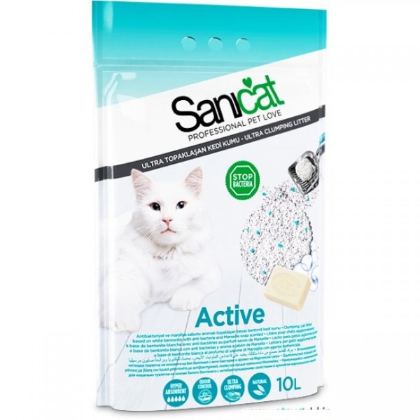 ΑΜΜΟΣ ΓΑΤΑΣ SANICAT ACTIVE 10 ΛΙΤΡΑ - 