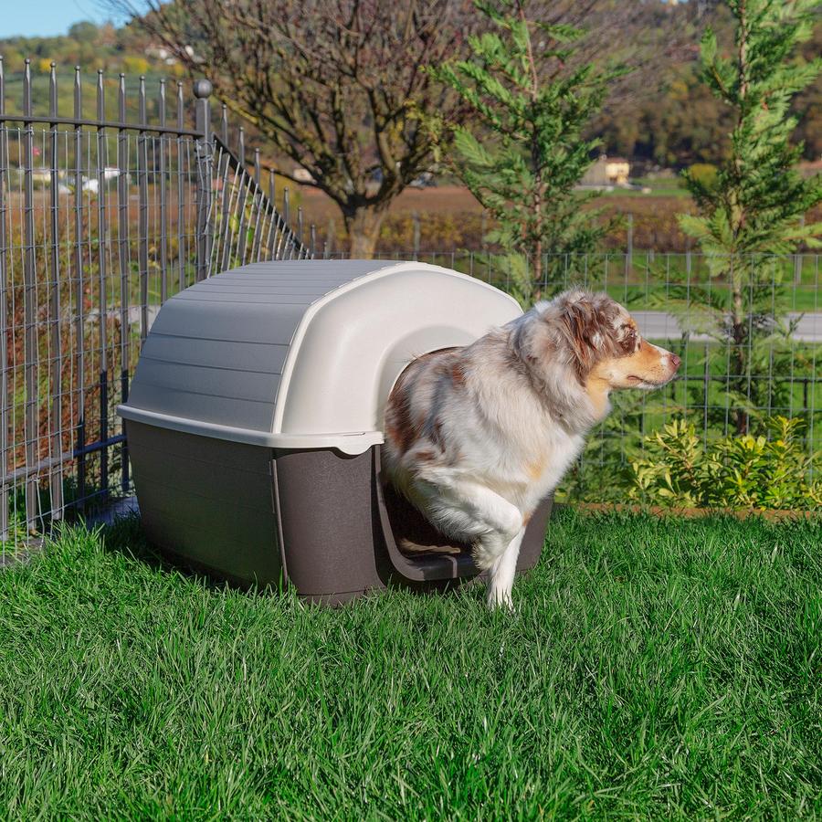PET CAMELOT ΣΠΙΤΙ ΣΚΥΛΟΥ Νο5 WHITE-BROWN 112 Χ 80 Χ Υ 80 cm - 2