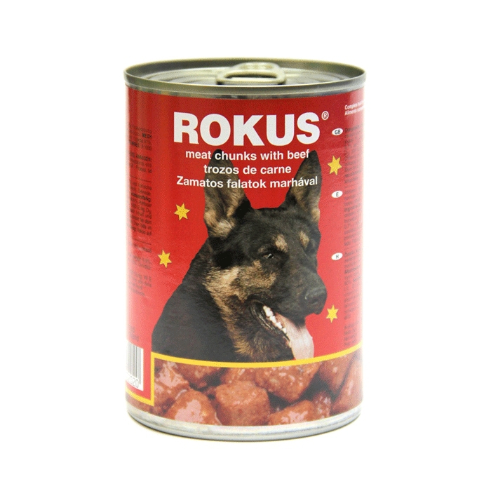 ROCUS ΚΟΝΣΕΡΒΑ ΣΚΥΛΟΥ ΜΟΣΧΑΡΙ 1250gr - 