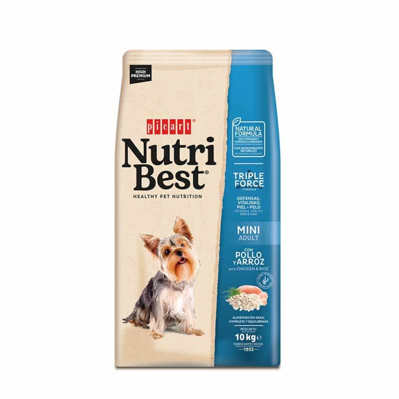 PICART NUTRIBEST ADULT MINI 10KG - 