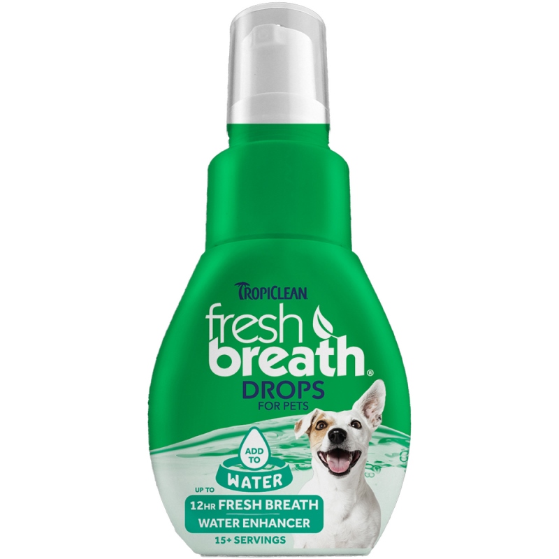 TROPICLEAN FRESH BREATH DROPS 52ML ΓΙΑ ΤΗΝ ΚΑΚΟΣΜΙΑ - 