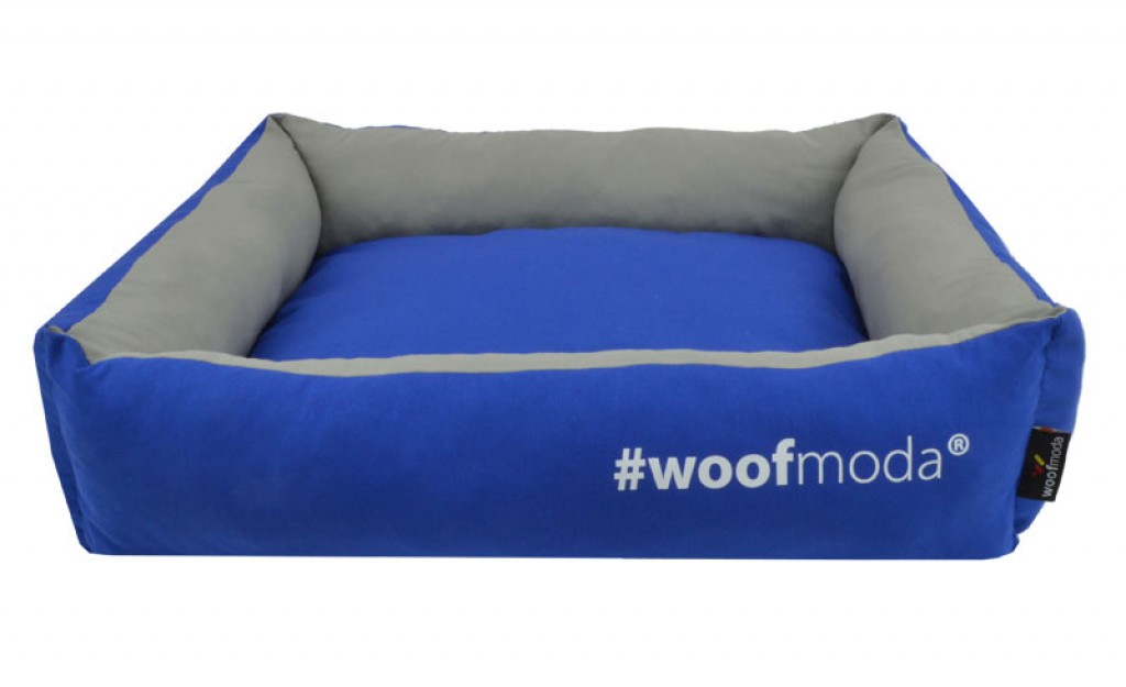 WOOFMODA ΠΟΥΦ ΚΡΕΒΑΤΙ ΣΚΥΛΟΥ-ΓΑΤΑΣ ΜΠΛΕ ΡΟΥΑ Μ911-1001 Νο1 32 Χ 37 Χ Υ 16 CM - 