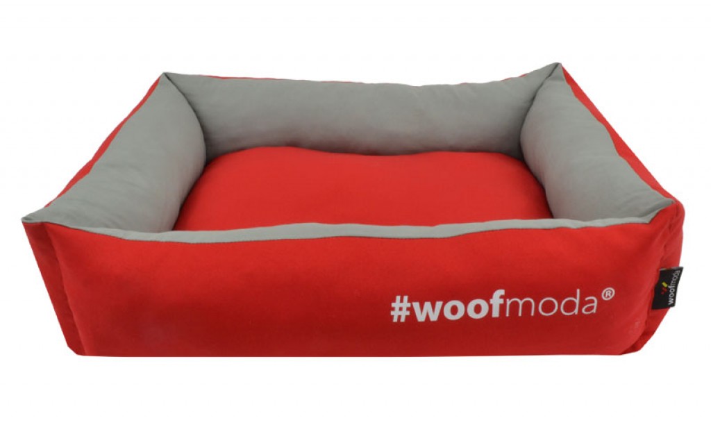 WOOFMODA ΠΟΥΦ ΚΡΕΒΑΤΙ ΣΚΥΛΟΥ-ΓΑΤΑΣ ΚΟΚΚΙΝΟ ST M911-1001 Νο2 46 Χ 53 Χ Υ 16 CM -