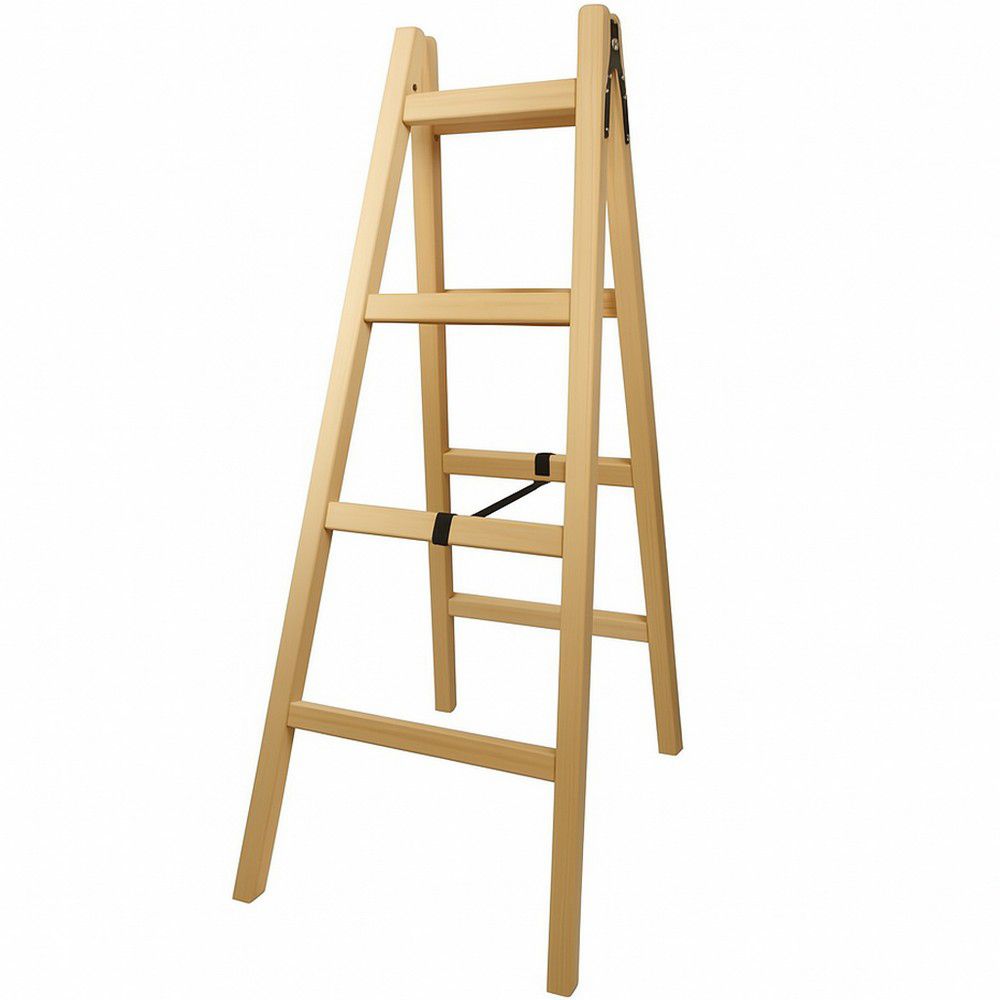 ΣΚΑΛΑ ΤΕΤΡΑΠΟΔΗ ΞΥΛΙΝΗ ΕΛΛΗΝΙΚΗ 1,75ΜΕΤΡΟ 5 ΣΚΑΛΟΠΑΤΙΑ - 