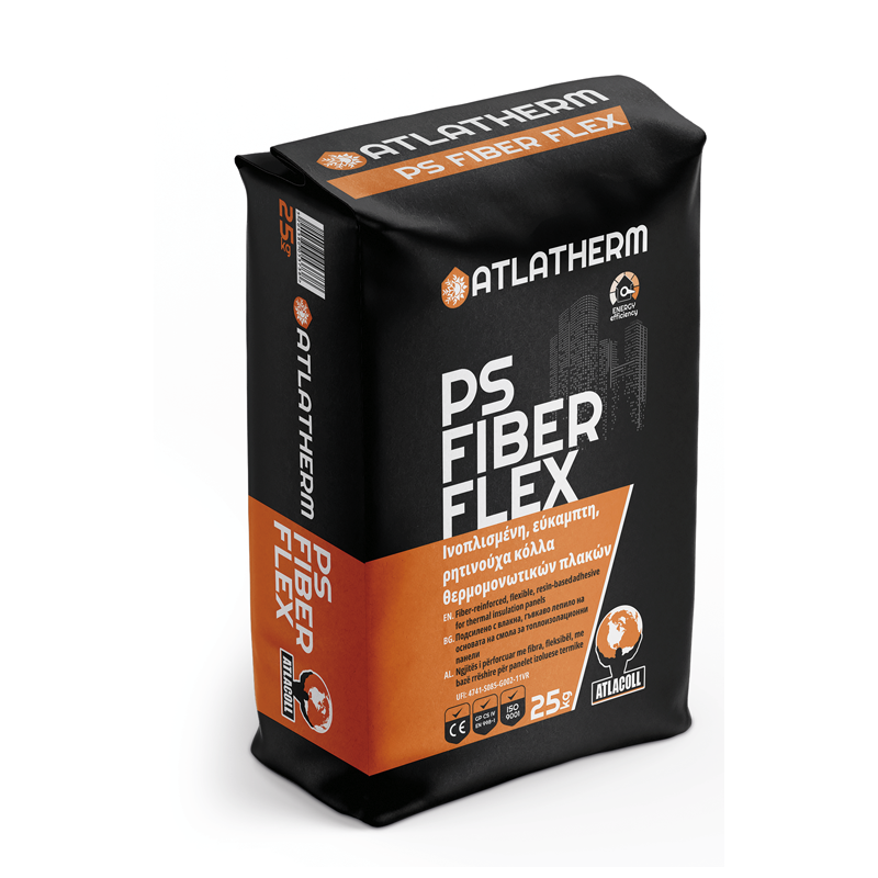 ATLACOLL ATLATHERM PS FIBER FLEX 25 KG ΙΝΟΠΛΙΣΜΕΝΗ ΡΗΤΙΝΟΥΧΑ ΚΟΛΛΑ ΘΕΡΜΟΠΡΟΣΟΨΗΣ - 
