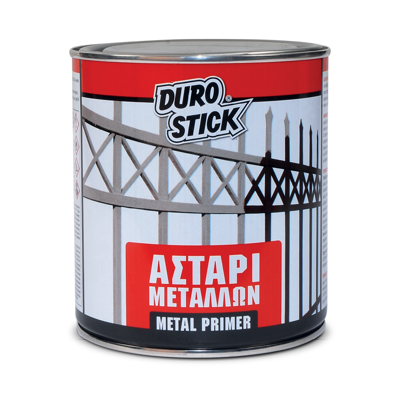 DUROSTICK ΓΚΡΙ ΑΣΤΑΡΙ ΜΕΤΑΛΛΩΝ 1KG - 