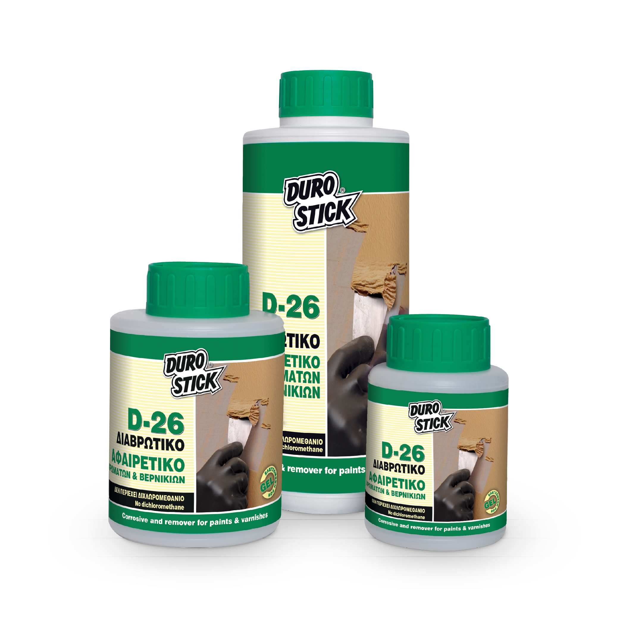 DUROSTICK D-26 ΔΙΑΒΡΩΤΙΚΟ & ΑΦΑΙΡΕΤΙΚΟ ΧΡΩΜΑΤΩΝ -ΒΕΡΝΙΚΙΩΝ 500ML - 