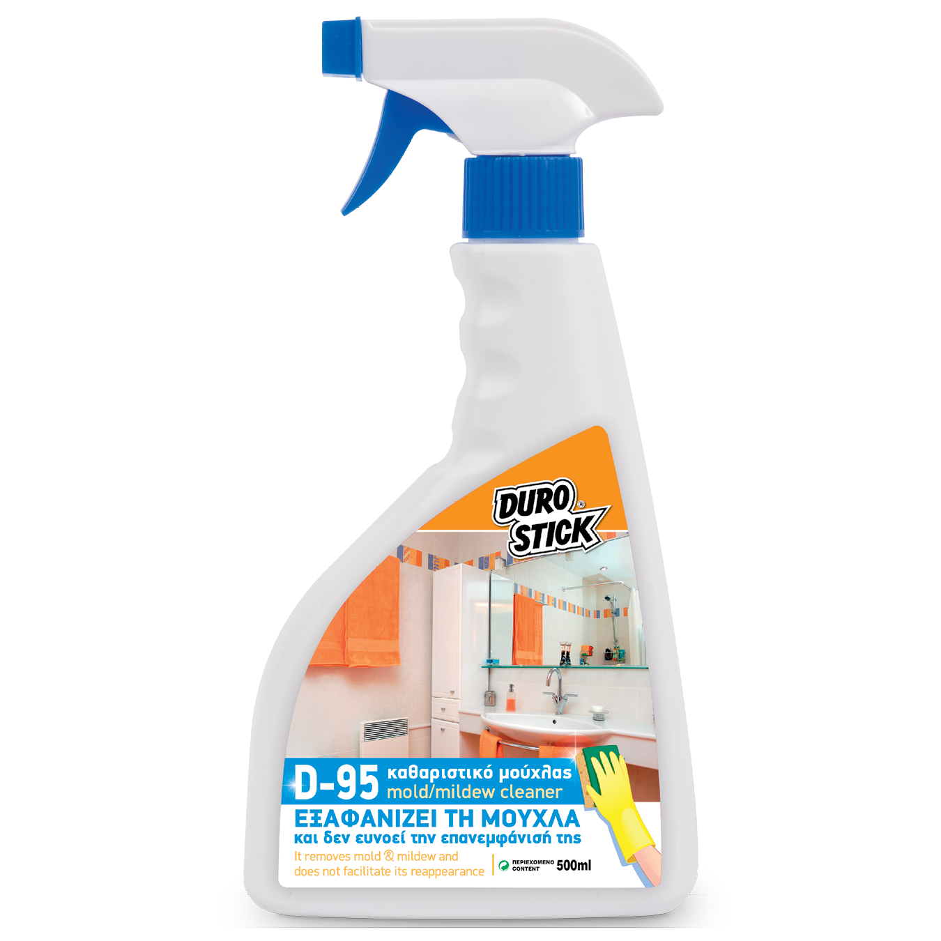 DUROSTICK D-95 CLEANER 500ml Καθαριστικό υγρό για μούχλα - 