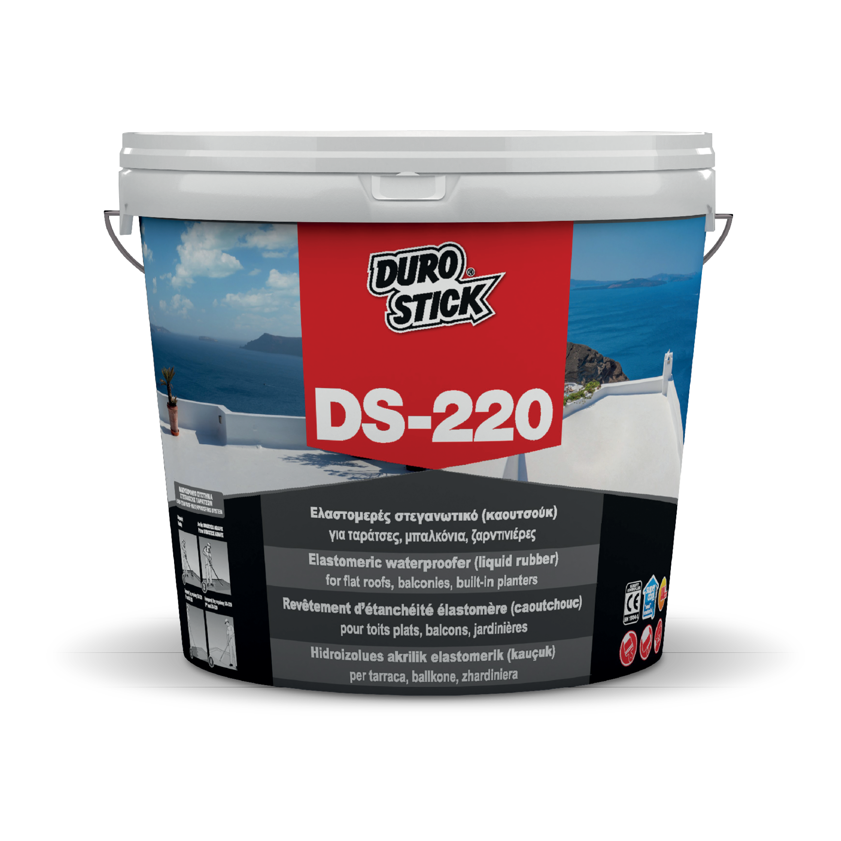 DUROSTICK DS-220 5Kg ΕΛΑΣΤΟΜΕΡΕΣ ΣΤΕΓΑΝΩΤΙΚΟ ΤΑΡΑΤΣΩΝ (ΚΑΟΥΤΣΟΥΚ) - 