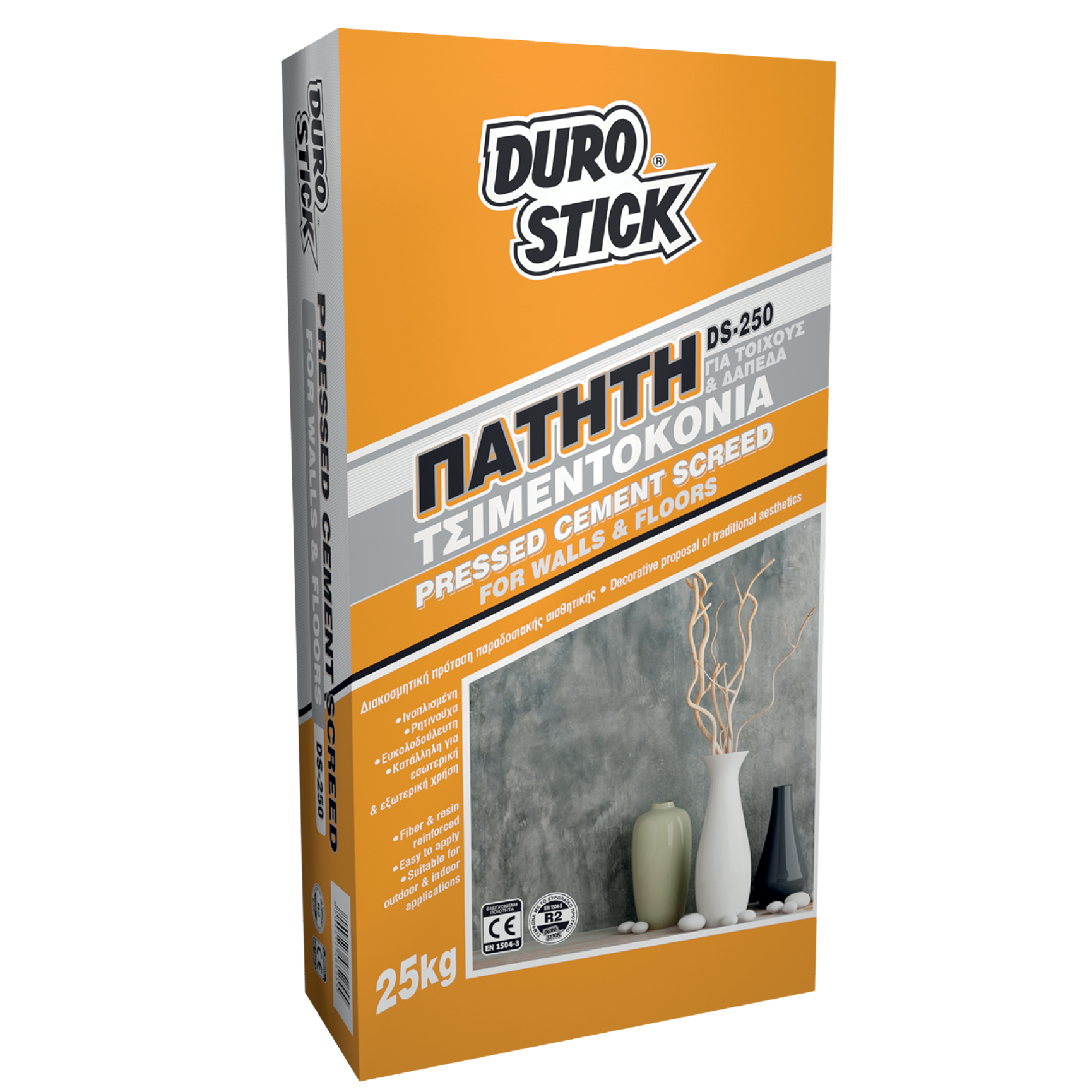 DUROSTICK ΠΑΤΗΤΗ DS-250 ΤΣΙΜΕΝΤΟΚΟΝΙΑ ΛΕΥΚΗ 25KG - 
