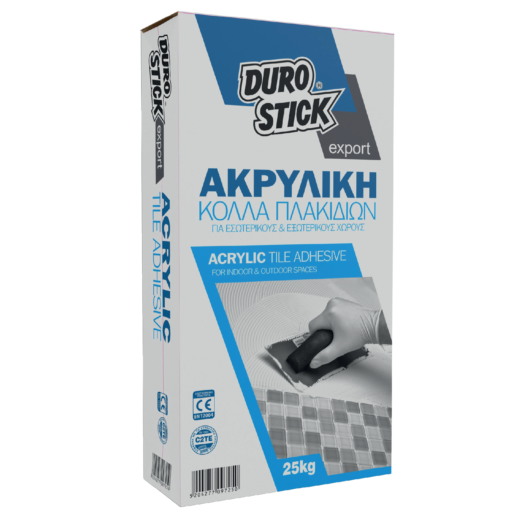 DUROSTICK EXPORT ΚΟΛΛΑ ΠΛΑΚΙΔΙΩΝ ΑΚΡΥΛΙΚΗ 25Kg - 