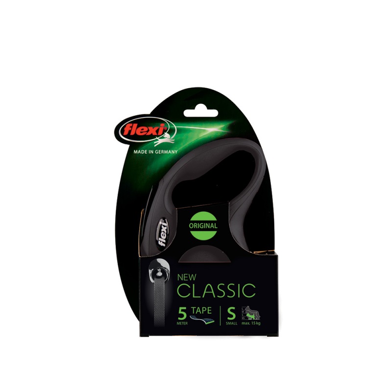 ΟΔΗΓΟΣ ΠΤΥΣΣΟΜΕΝΟΣ FLEXI CLASSIC BLACK ΙΜΑΝΤΑΣ 5Μ-15ΚG - 2