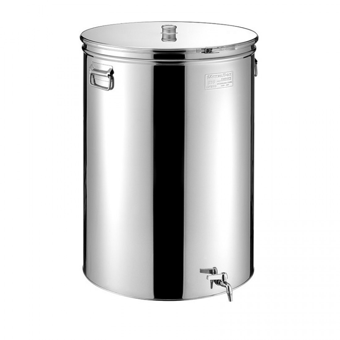 ΔΟΧΕΙΟ ΑΝΟΞΕΙΔΩΤΟ 50 ΛΙΤΡΑ METAL BOX ΜΕ ΚΑΠΑΚΙ 38ΑΒ-50 - 
