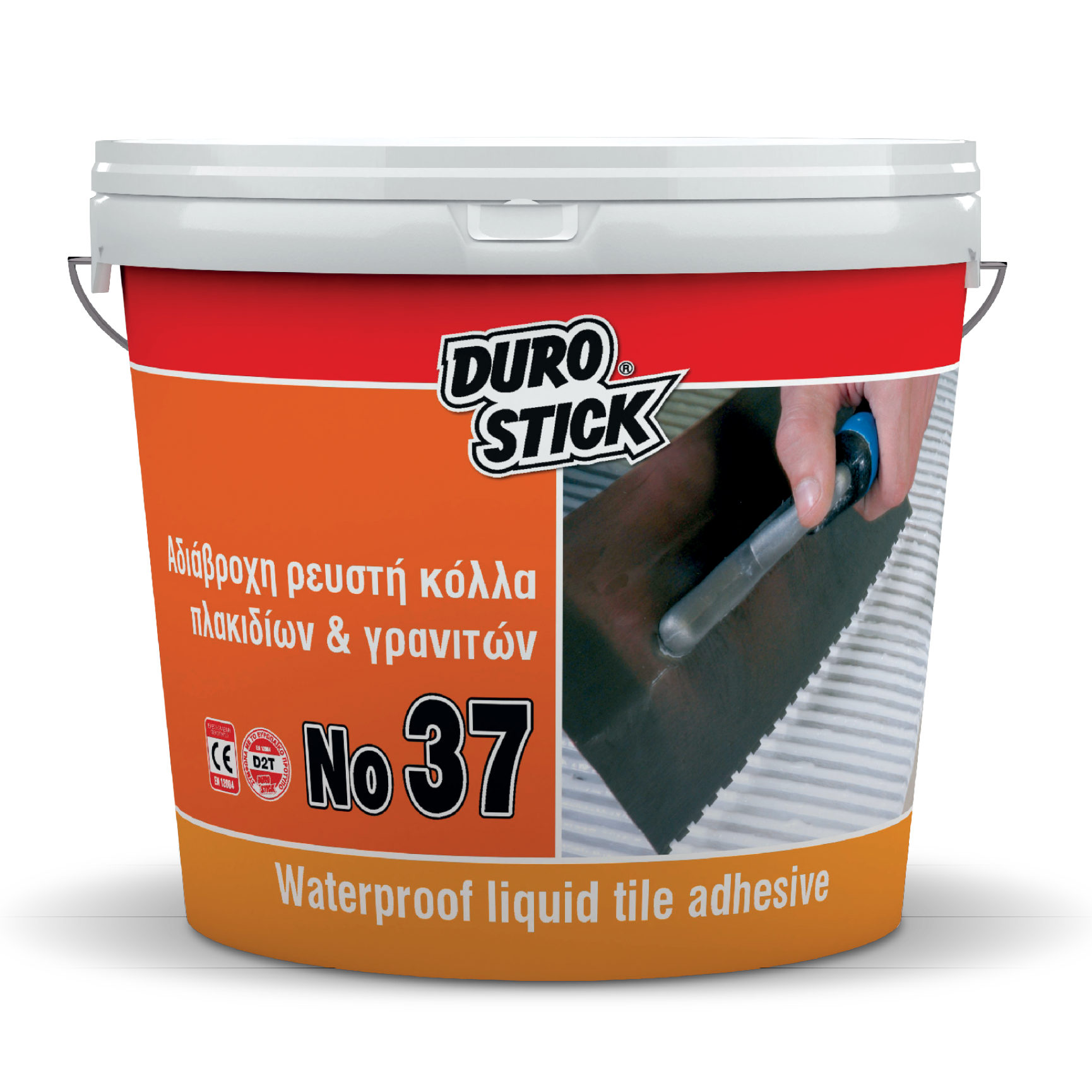 DUROSTICK Νο37 ΕΤΟΙΜΗ ΑΔΙΑΒΡΟΧΗ ΡΕΥΣΤΗ ΚΟΛΛΑ 1Kg ΠΛΑΚΙΔΙΩΝ - 