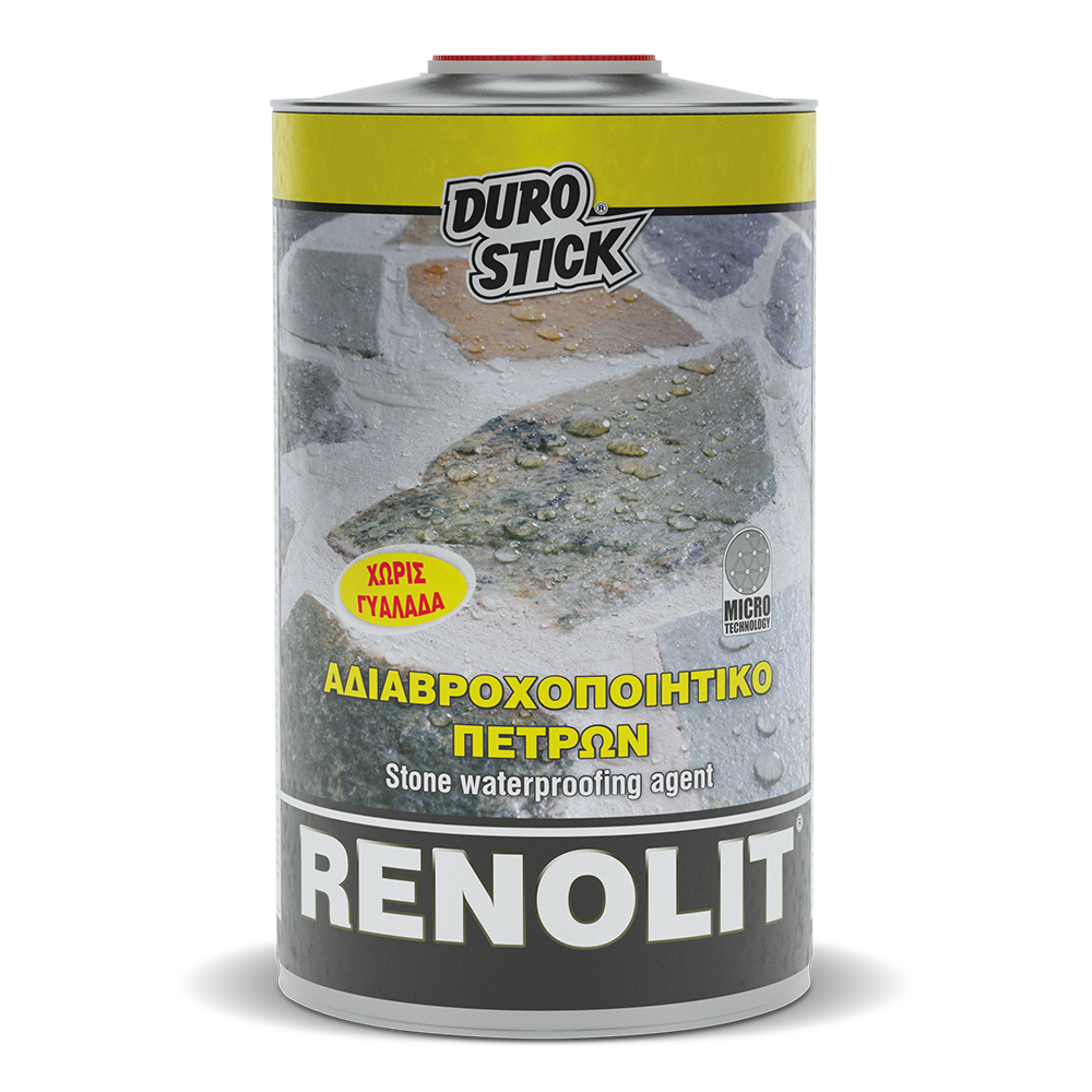 DUROSTICK RENOLIT 1Lt ΑΔΙΑΒΡΟΧΟΠΟΙΗΤΙΚΟ ΠΕΤΡΩΝ (ΕΜΠΟΤΙΣΜΟΥ) - 